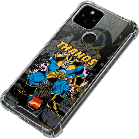 Marvel Classic Comics Thanos Google Pixel 4a 5G Clear Case